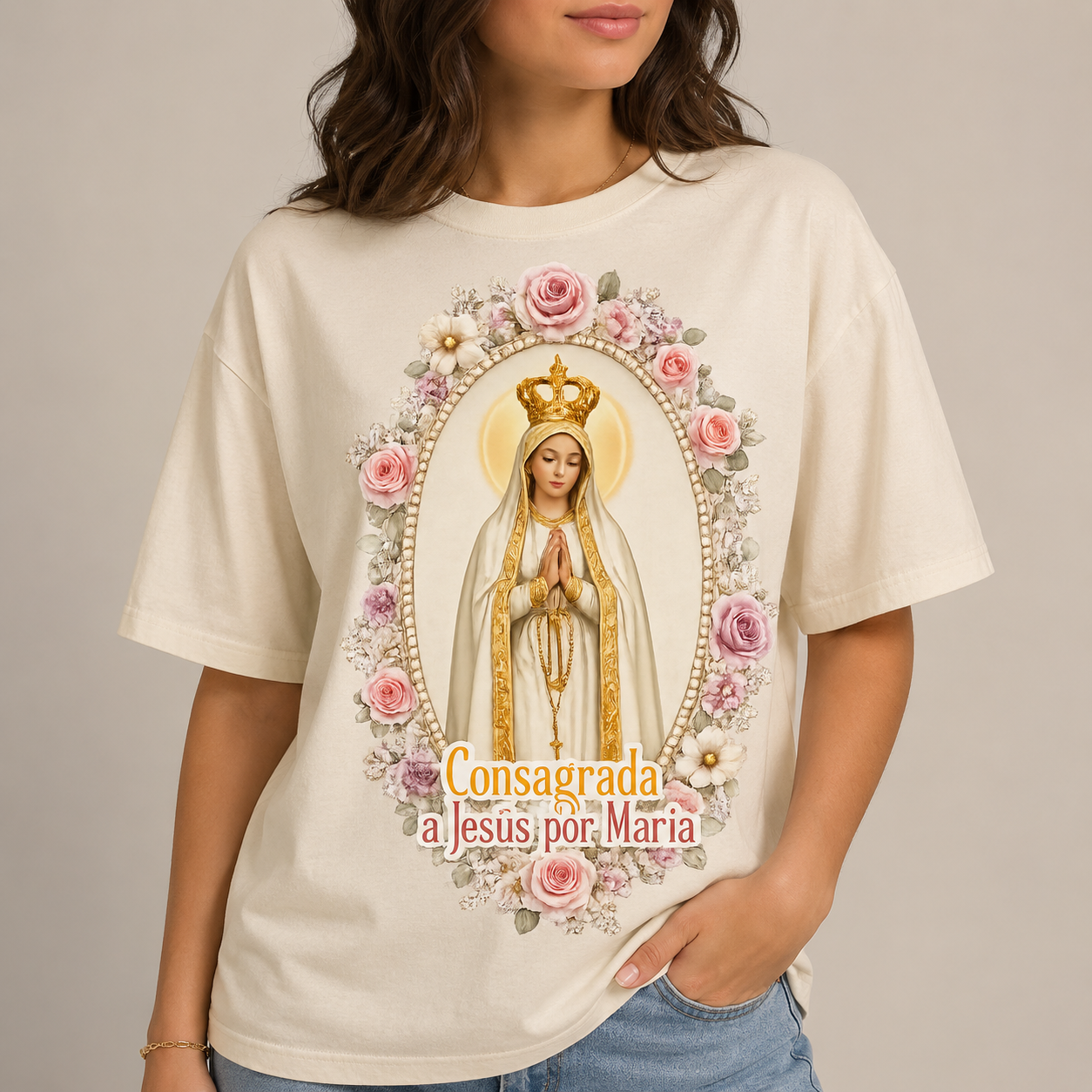 Virgen Maria Gildan 5.3 oz. T-Shirt Cristian Grifts