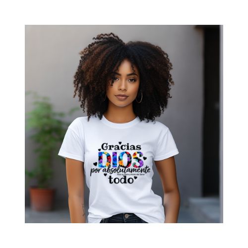 Gracias a Dios Gildan 5.3 oz. T-Shirt faith