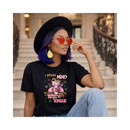 Speak my mind Gildan 5.3 oz. T-Shirt inspirational quote