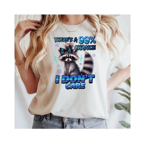 I don't care inspirational Gildan 5.3 oz. T-Shirt