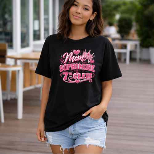 Mom back to school Gildan 5.3 oz. T-Shirt New Arrival