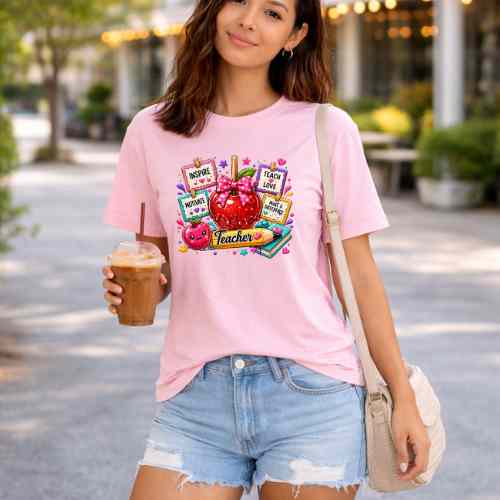 Fun Motivation Teacher Gildan 5.3 oz. T-Shirt