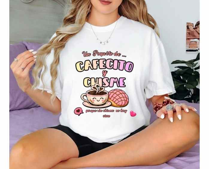 Cafecito y chisme Gildan 5.3 oz. T-Shirt