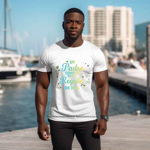 Un padre Como Tu Gildan 5.3 oz. T-Shirt Father's Day