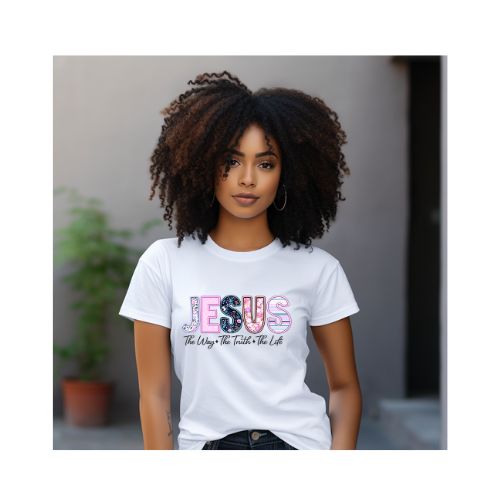 Jesus Gildan 5.3 oz T-shirt Faith
