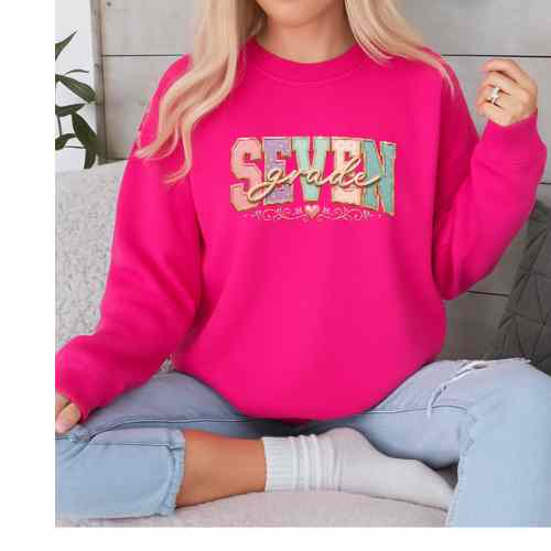 Seven Grade Elegante colorful Gildan 5.3 oz. T-Shirt New Arrival