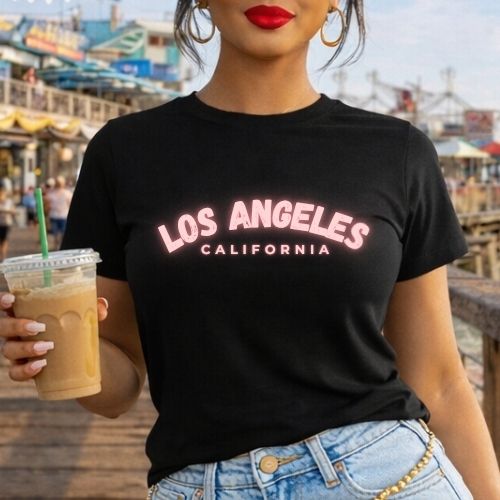 Los Angeles Gildan 5.3 oz. T-Shirt teen girls