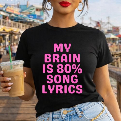Lyrics songs Gildan 5.3 oz. T-Shirt Teen Girls