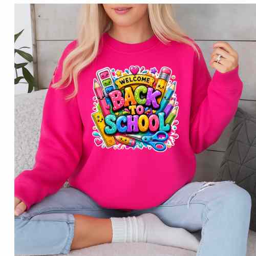 Fun Colorful Back to school Gildan 5.3 oz. T-Shirt New Arrival