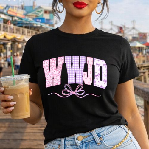 WWJD Gildan 5.3 oz. T-Shirt Tee Girls